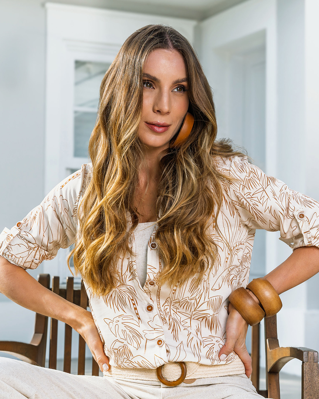 Camisa Gola Padre Manga Longa