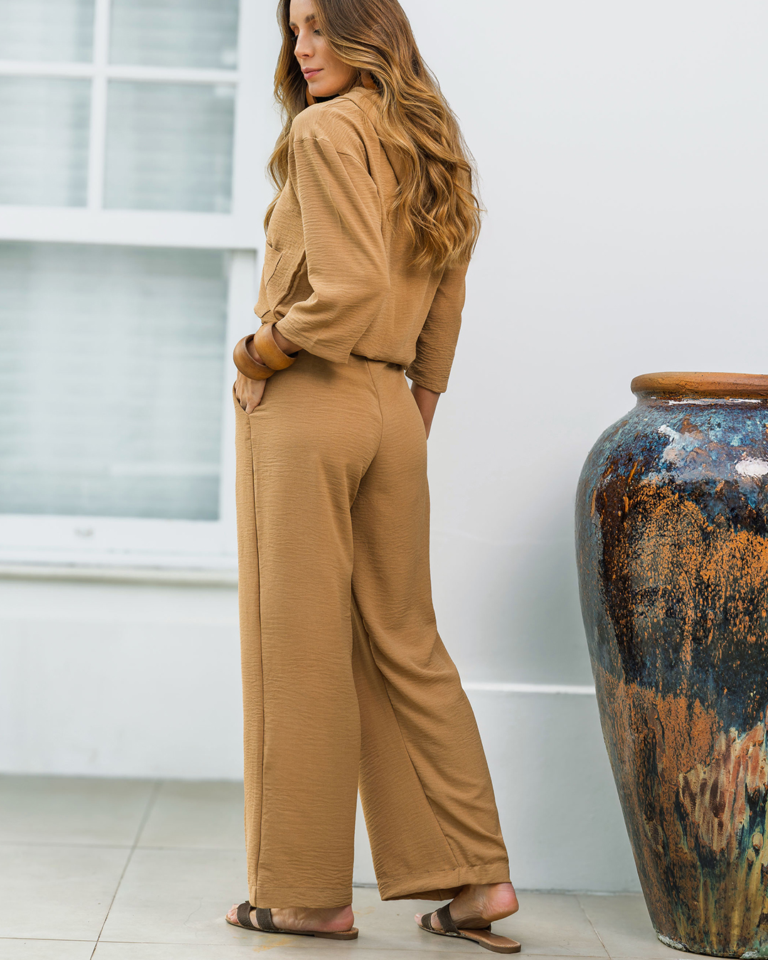 4002 Pantalona De Crepe