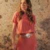 BLUSA ELÁSTICO BARRA E MANGAS - 3800 - Thumbnail Image 8