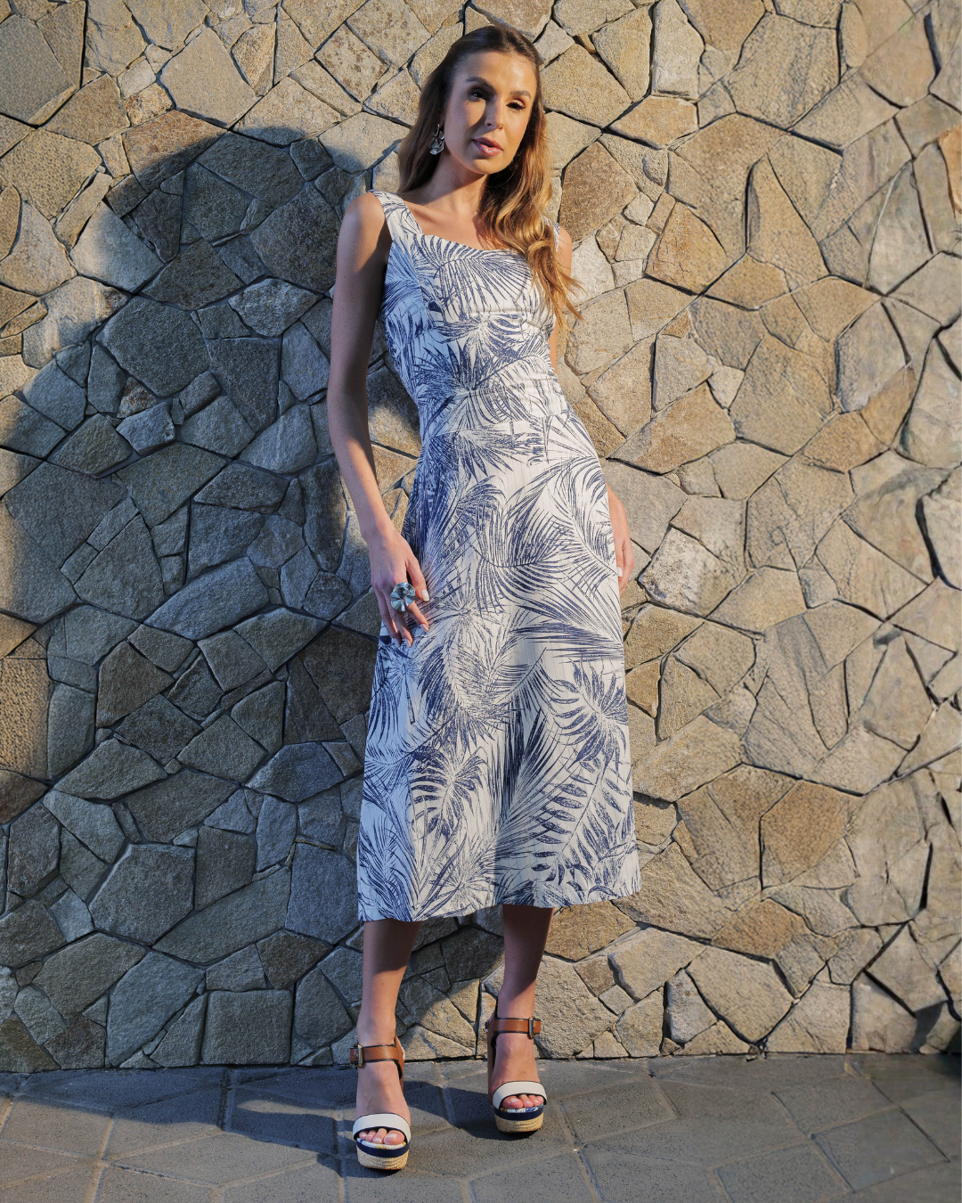 TOP DE LINHO COM DETALHE COSTAS LASTEX - 3829 - Imagem 8