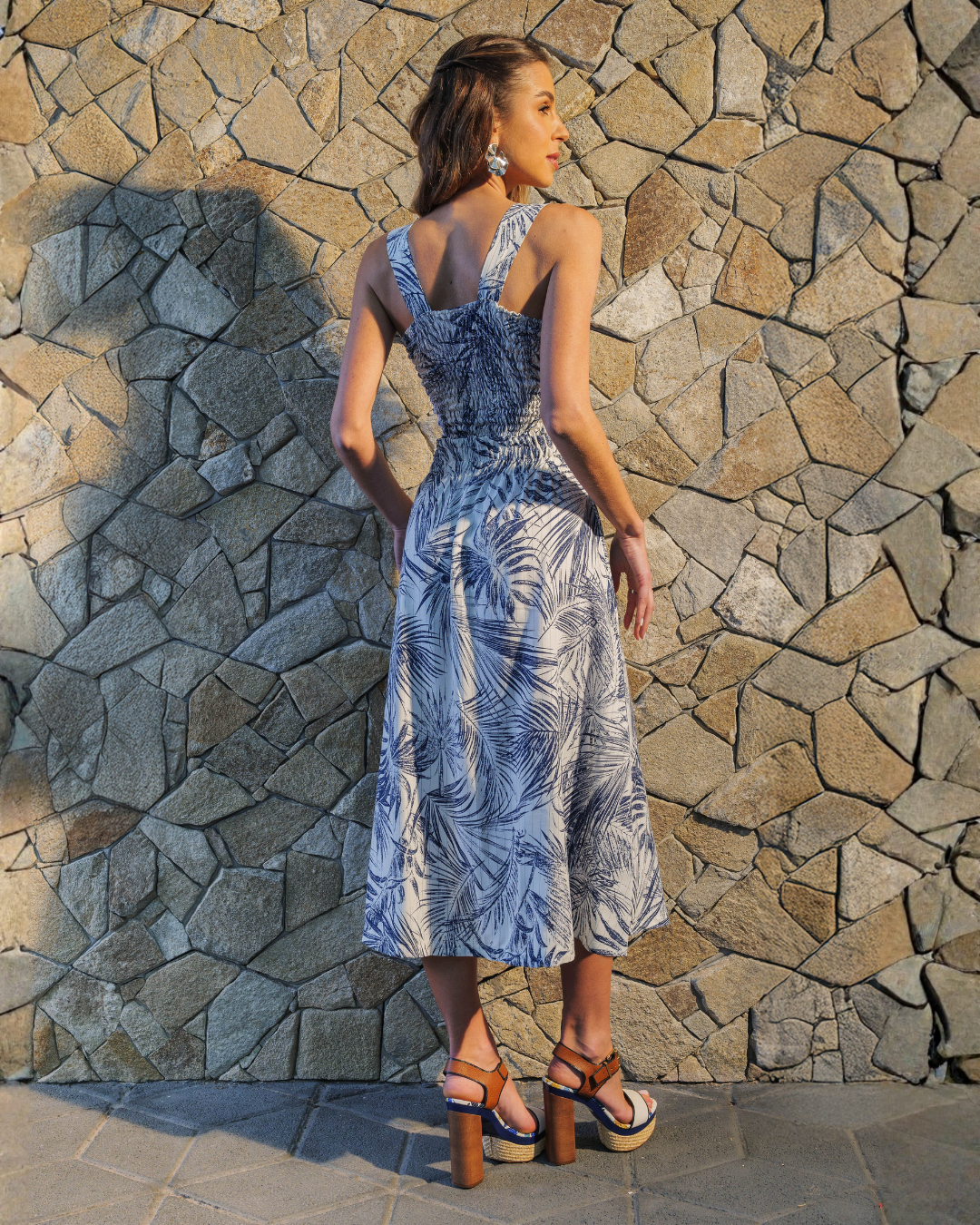 TOP DE LINHO COM DETALHE COSTAS LASTEX - 3829 - Imagem 9